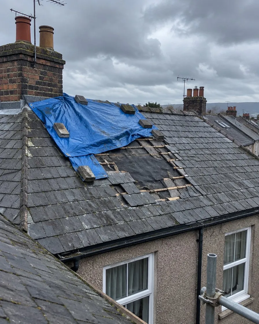 Storm damage and insurance work in Torquay